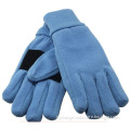 Polar fleece touch screen winter gloves